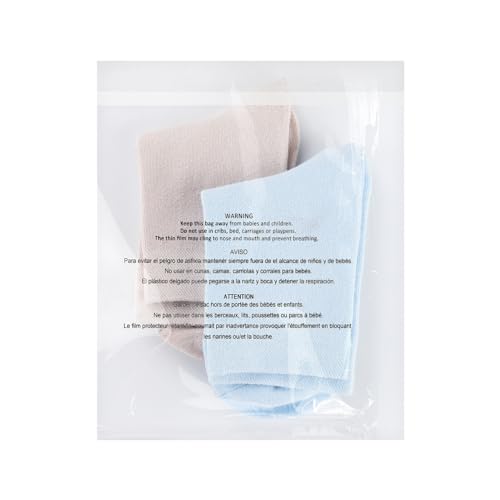 iMailer - 200 Count - 6" x 9" Small Clear Poly Bags with Suffocation Warning Self Seal 1.6 Mil for Clothing, Bakery, Gifts - Resealable Adhesive, Not Strong - size: 6" x 9", style: Resealable Glue