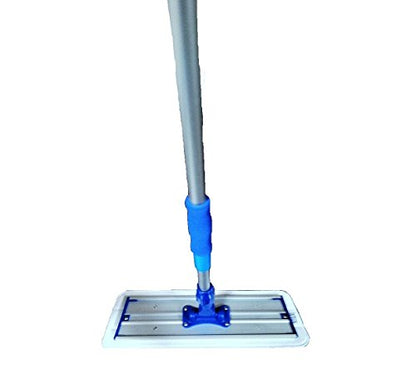 Real Clean 16 inch Commercial Professional Microfiber Mop Kit with Two Microfiber Mop Pads for All Surfaces