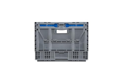 Hudson Exchange 23.62 x 15.75 x 11.81" (3 Pack, 15.2 Gallon) Collapsible Straight Wall Handled Storage Container Tote, Gray - color: Gray, size: 3 Pack