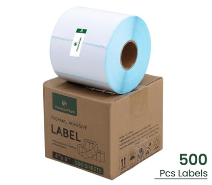 500 Labels 1 Rolls 4"×6" Direct Thermal Shipping Labels - size: 1 Rolls | 500 Labels, style: Roll