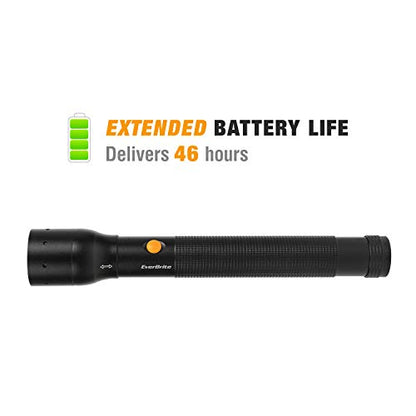 EverBrite Tactical Flashlight, 900 Lumen Zoomable, 3 Light Modes - color: Black, size: Large