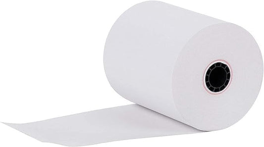(10 Rolls) 3" x 150' 1 Ply Bond (Non –Thermal Kitchen Printer Paper) POS Receipt Cash Register For Star SP700 SRP275 SMP200 TMU200 MP500 NCR 2174 XR200 IMPACT Printers Requires Ribbons ERC30/34/38 - size: Pack of 10