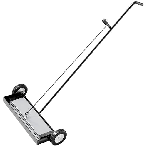 Master Magnetics Heavy Duty Magnetic Sweeper - Heavy Duty Push-Type with Release, 24" Sweeping Width, MFSM24RX - style: 24"
