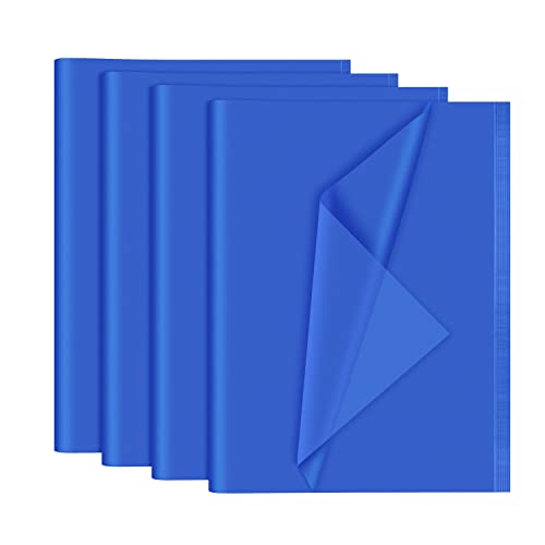 NEBURORA 120 Sheets Navy Blue Tissue Paper Gift Wrap Paper - color: Blue
