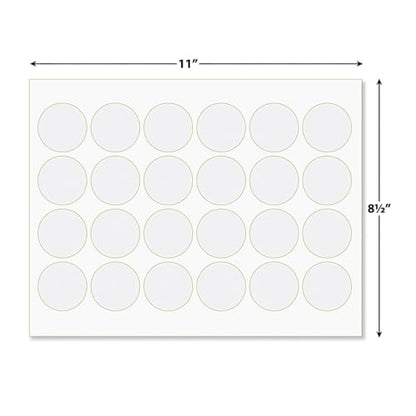 Forest Friends Round Return Address Labels (8 Designs) - Set of 144 1-1/2" Diameter Self-Adhesive, Flat-Sheet Labels - style: Forest