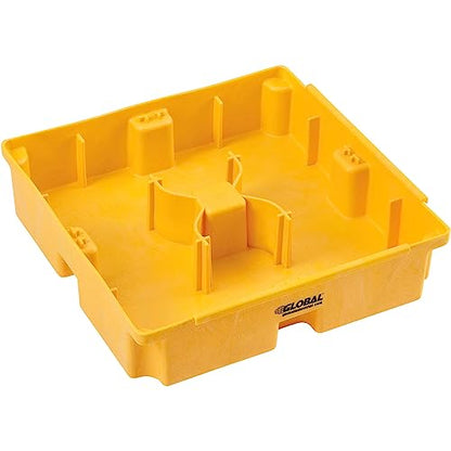 Global Industrial Low Profile Spill Containment Modular Platform, 1 Drum - style: Industrial