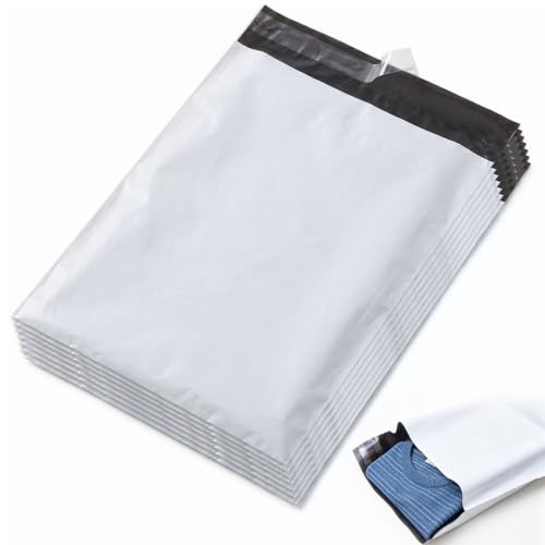 Poly Mailers 14.5"x19" White Shipping Bags Self-Sealing Mailing Envelopes Waterproof and Tear Proof Small Business Plastic Bags for shipping (14.5x19‘’ 200 Pcs) - size: 14.5x19‘’ 200 Pcs