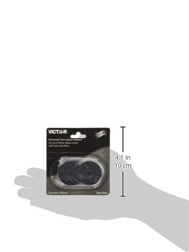 Victor 7010 Compatible Calculator Ribbon, Black/red