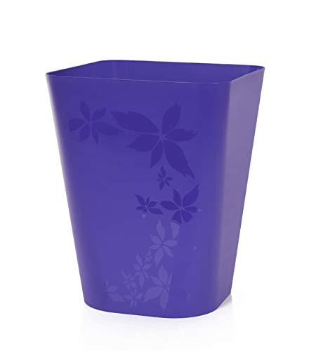 Mintra Home Trash Bins (Purple, 12 Liter (3 Gallon) - 2 Pack) - color: Purple, size: 3 gallons - 2 pack