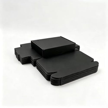 Small Black Shipping Packaging Boxes L8xW5.5xH1.5Inch 20Pcs Mailer Boxes - color: Black-2, size: Small-L8xW5.5xH1.5 inch