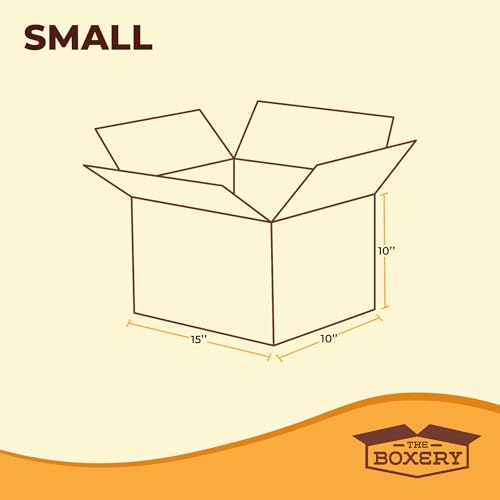 The Boxery Moving Boxes 25-Pack Small | 15x10x10 inch - size: SMALL-25-PACK