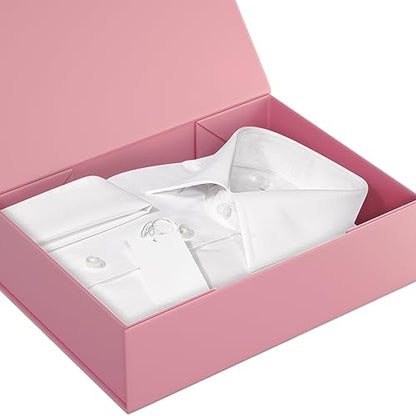 Pink Gift Boxes 11.9" x 8.5" x 3.3", Magnetic Closure Gift Box for Presents - color: Pink/5PCS