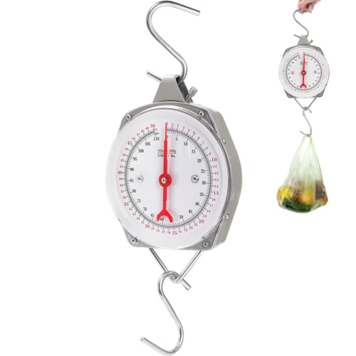 Precision Hanging Scale, 110 LB / 50KG Luggage Weight Scale