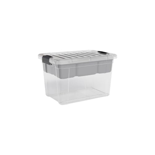 Superio Small Storage Container Organizing Bin with Removable Tray Deep Plastic Tools, Sewing, Crafts Box, 4.75 Qt. - size: Mini 4.7 Qt. X Deep