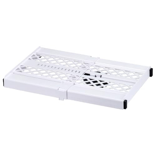 LockerMate Adjust-A-Shelf Locker Shelf, School Organizer, White - color: White