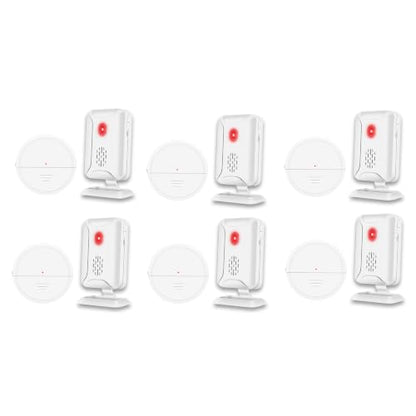 GreenCycle Radar Motion Sensor, Ring Door Sensor,Motion Detector Alarm,6PK