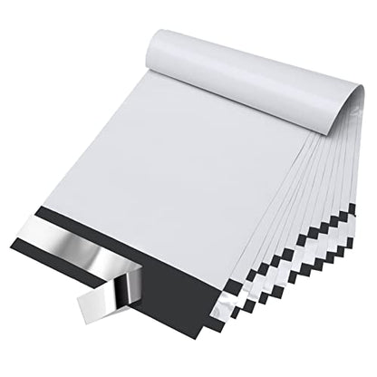 Fuxury Poly Mailers 6x9" 200 Pcs,Small Shipping Bags For Clothing,White - color: White, size: 6x9" 200pcs