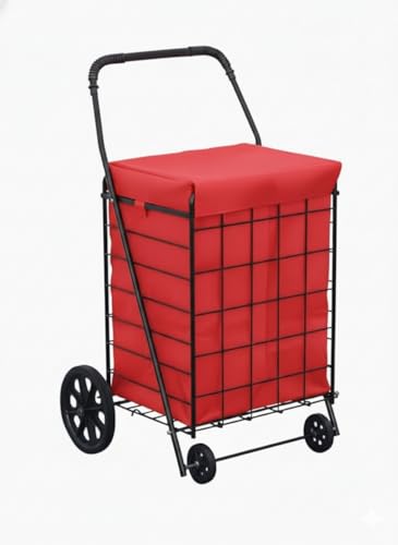 Red Water Resistant Shopping Cart Liner (Liner Only) TM - color: Red