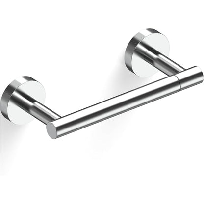 RARXTR Polished Finish Toilet Paper Holder SUS304 Stainless Steel Double Post Pivoting Toilet Paper Roll Holder Wall Mounted Toilet Tissue Holder for Commercial Bathroom RV - color: Polished Chrome