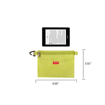 pack all Water-Resistant Zipper Pouch, Mesh Zipper Bag, 8.66"x5.91" - color: Green, size: Small