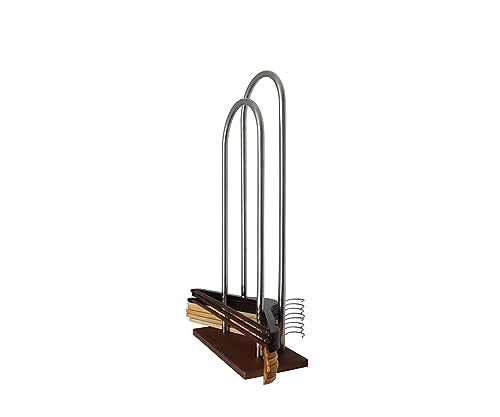 Hanger Stacker, Clothes Hanger Organizer Stand - 25.6”H - color: Stainless Steel, size: Small(25.6"H)