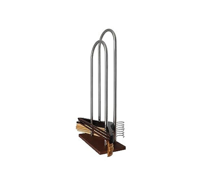 Hanger Stacker, Clothes Hanger Organizer Stand - 25.6”H - color: Stainless Steel, size: Small(25.6"H)