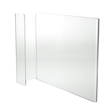 Clear Acrylic Cubicle Sign Holder, Name Plates, & File Holders - color: Sign Holder, size: 2 Inch Hook