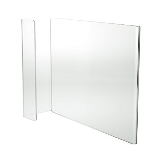 Clear Acrylic Cubicle Sign Holder, Name Plates, & File Holders - color: Sign Holder, size: 2 1/4 Inch Hook