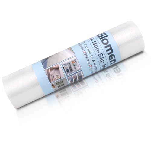 Shelf Liner, Non-Slip Cabinet Liner, Washable Oil-Proof for Kitchen Cabinet, Shelves, Refrigerator, Storage, Desks, 20 Inches x 20 FT, Non Adhesive Drawers Liner… (20 Inches x 20 FT, Thickened) - size: 20"W x 240"L