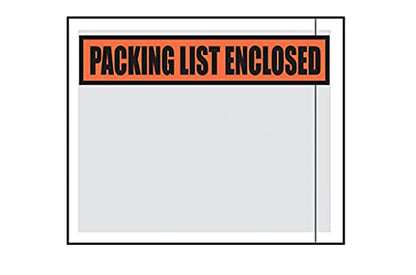 7 x 5.5" Packing List Enclosed (1,000 Envelopes) - Laddawn 3880