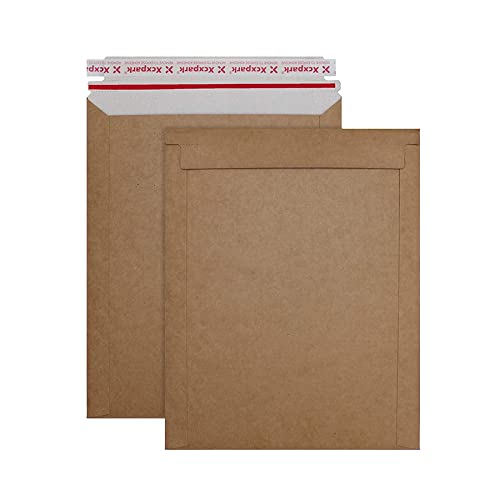 Xxcxpark 25 Pack Brown Kraft Rigid Mailers, 6.25 x 8.25 inches Self Seal Photo Document Mailers Premium Cardboard Keep Flat Envelopes for Photos, Pictures, Papers, Files, CD - color: Brown, size: 6.25X8.25