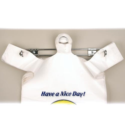Wall Mount Plastic Grocery Bag Holder/Dispenser - T-Shirt Bag Rack - Includes Screws, 10 Pack - size: 10 Pack