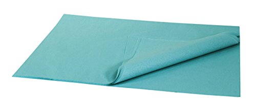 Brand New Tissue Paper Pack, 48 Sheets, 20" x 30", Azure - color: Azure