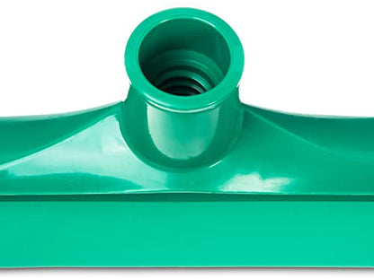 SPARTA 3656809 Plastic Floor Squeegee, Shower Squeegee, Heavy Duty Squeegee With Rubber Blade For Windows, Glass, Shower Doors, Floors, Windshields, 24 Inches, Green