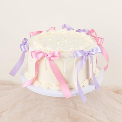 Keypan Lavender Satin Ribbon, 5/8 Inch, 50 Yards - color: Lavender, size: 5/8"