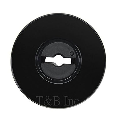 TamBee 4 Pack 2 Inch Acrylic Lazy Susan Turntable Organizer, 360° Rotation Display Base, Acrylic for Spice Rack, Cake, Kitchen Cabinet, Pantry Decorating Black - size: 2 inch Black