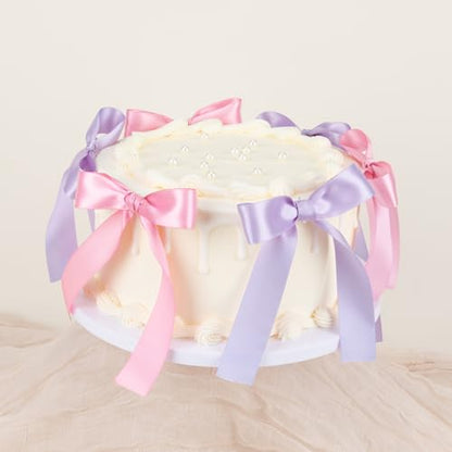 Keypan Lavender Satin Ribbon, 1 Inch, 50 Yards - color: Lavender, size: 1"