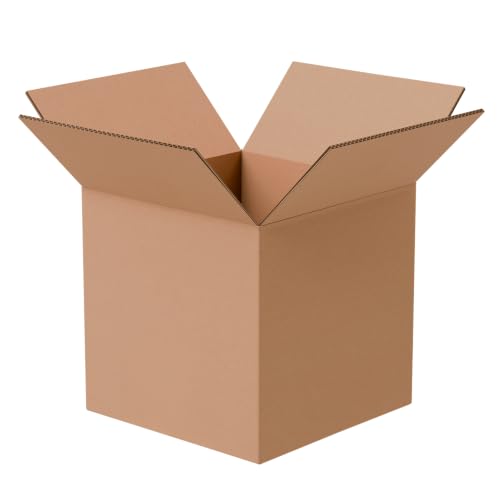 The Boxery 6"x6"x6" Corrugated Cardboard Boxes 50-Pack - size: 6 x 6 x 6 "