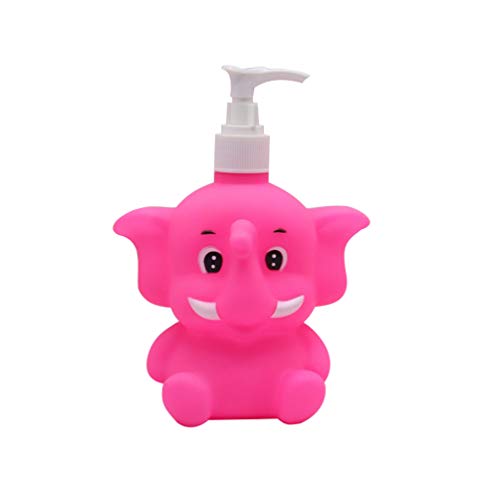 Elephant Koala Monkey Cute Cartoon Animal Hand Soap Pump Lotion, Hand Soap, Shampoo, Shower Gel Dispenser, Suitable for Bathrooms, Kitchen Countertops, Bathroom Accessories (Elephant) - color: Elephant