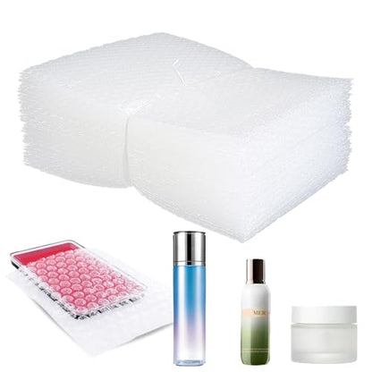 25PCS 5x6"Bubble Out Bags,Double-Wall Cushioned,Shockproof,Tear-Resistant - size: 25pcs-5x6IN