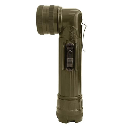 Rothco Anglehead Flashlight - Waterproof - Perfect for Tactical, Survival, and Outdoor Use - color: Green