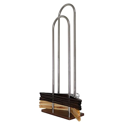 Hanger Stacker, Clothes Standard Hanger Organizer Stand, 32.7" H - color: Stainless Steel, size: Large(32.7"H)