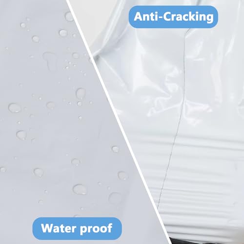 Poly Mailers 14.5x19 25PC Large Shipping Bags for Clothes White - color: White, size: 14.5''x19'' (25pcs)