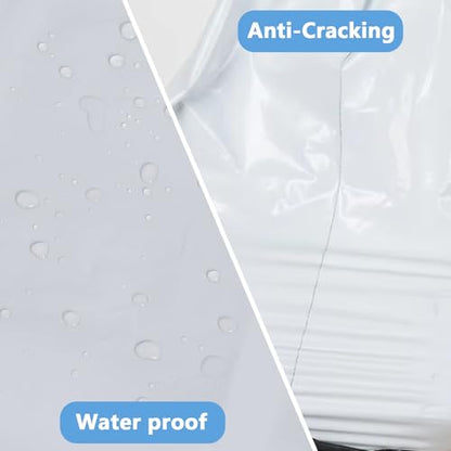 Poly Mailers 14.5x19 25PC Large Shipping Bags for Clothes White - color: White, size: 14.5''x19'' (25pcs)