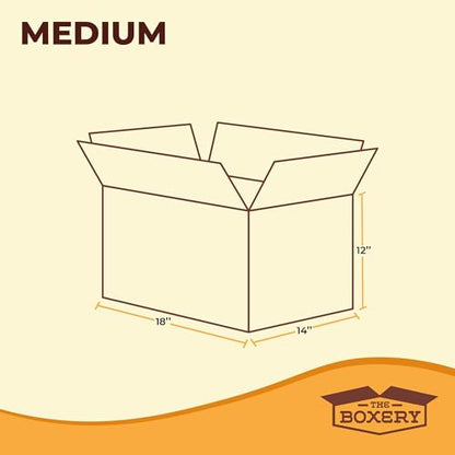 The Boxery Moving Boxes 20-Pack Medium | 18x14x12 inch - size: Medium-20-pack
