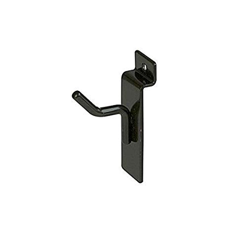 Dazzling Displays 1" Black Slatwall Hooks (Box of 25)