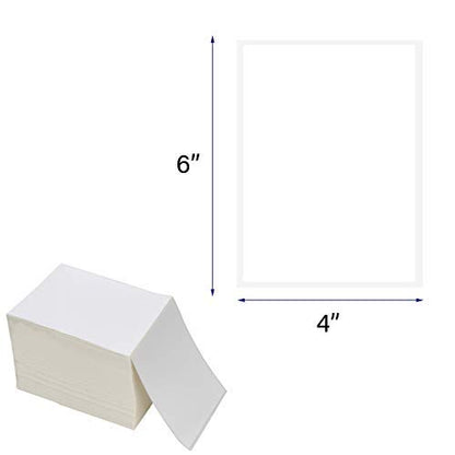 OausTect 4x6 Shipping Label 40000 Fanfold Labels for Rollo, Zebra Direct Thermal Printer, with Perforations - 40 Stack (40 Stack/40000 Labels) - size: 40000 Labels