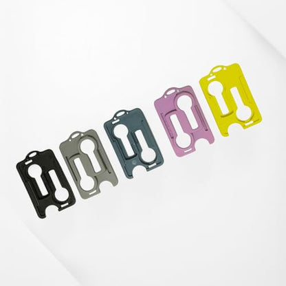 FicaraCo - RSA and ID Badge Holder *Nearly Indestructible* (Double RSA ID Badge Holder - Midnight Black) - style: Double RSA ID Badge Holder - Midnight Black