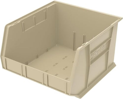 Akro-Mils 30270 AkroBins Plastic Storage Bins, 18"x16"x11", Stone, 3-Pack - color: Stone