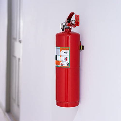 20 Sets Fire Extinguisher Mount for 5-20 lb Fire Extinguisher Bracket Wall Hook with Screws Gaskets Self Adhesive Safety Sticker Sign Quick Install Holder Kit for Garage Workshop Home Cabinet Use